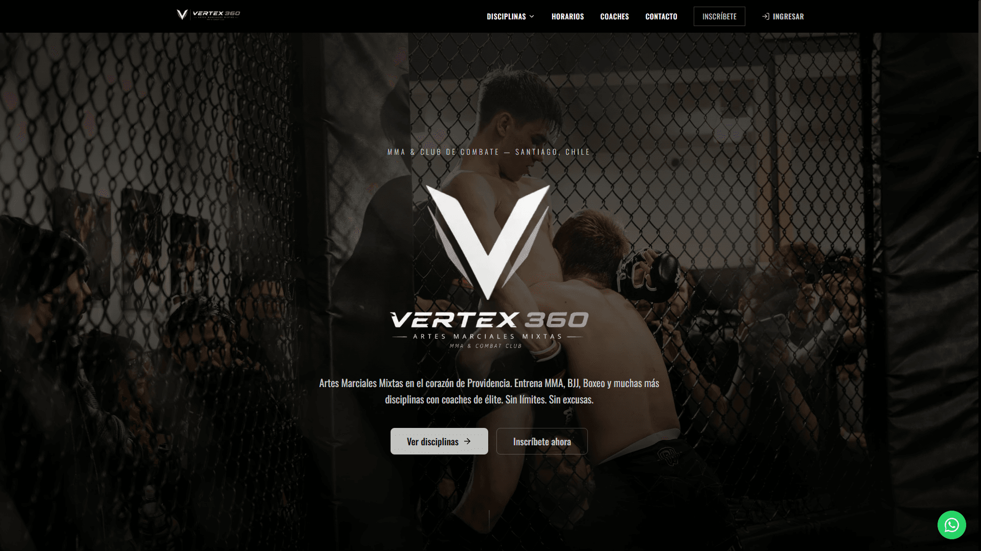Captura del sitio Vertex360